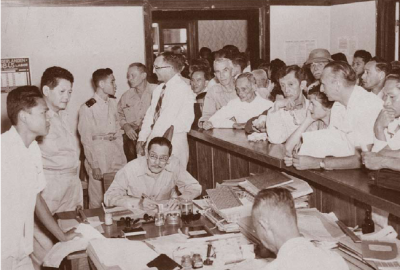 Proses pendaftaran orang asing phase I (POA-I) tahun 1954