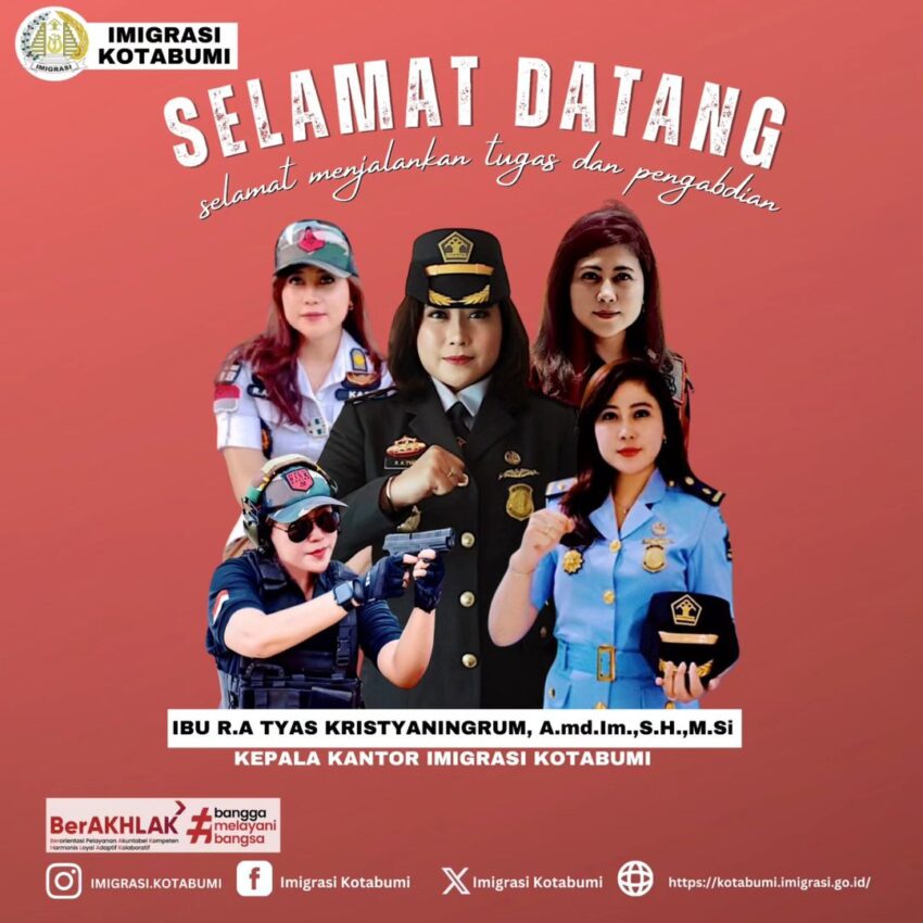 Selamat menjalankan tugas dan pengabdian Ibu R.A Tyas Kristyaningrum, A.md.Im.,S.H.,M.Si.