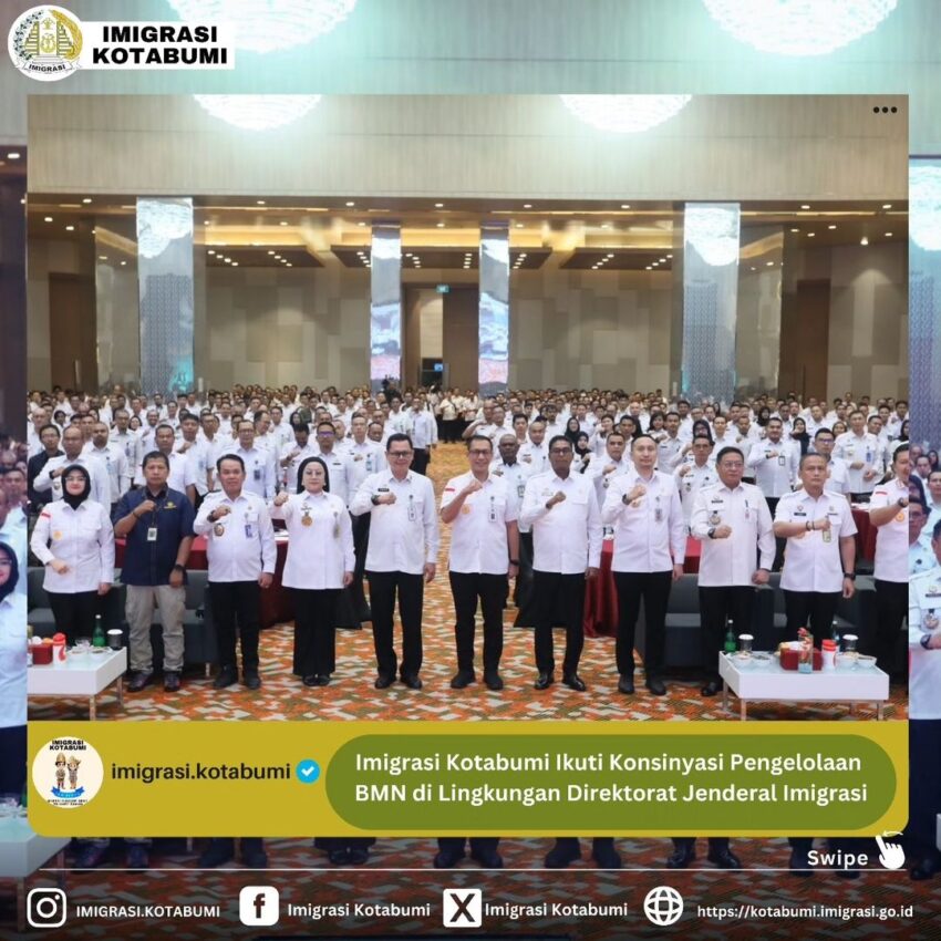 Konsinyasi Pengelolaan BMN di Lingkungan Direktorat Jenderal Imigrasi