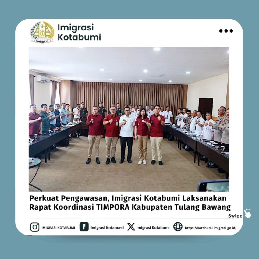 Rapat Koordinasi Timpora Kabupaten Tulang Bawang