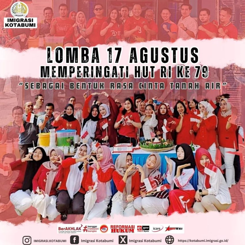 Lomba 17 Agustus  Memperingati HUT RI ke 79 – “Sebagai Bentuk Rasa Cinta Tanah Air”