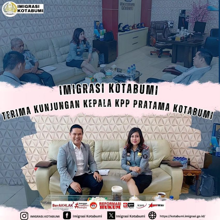 Imigrasi Kotabumi Terima Kunjungan Kepala KPP Pratama Kotabumi