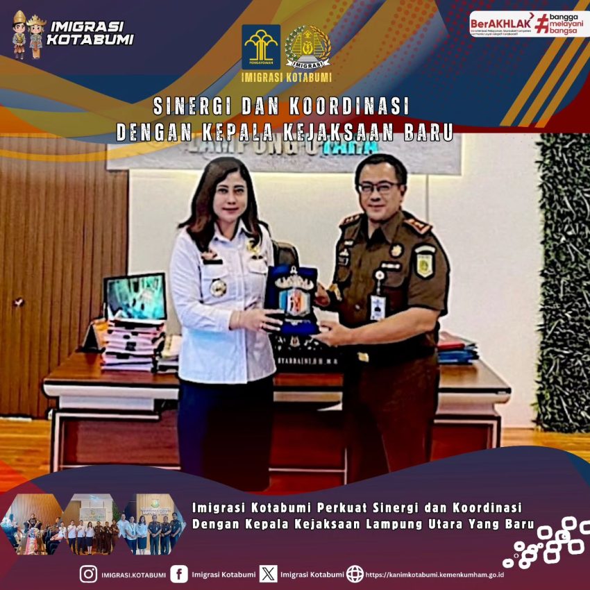 Imigrasi Kotabumi Gelar Sosialisasi Laporan Intelijen Imigrasi Berbasis Artificial Intelligence (Lini AI) kepada Anggota Timpora Lampung Utara
